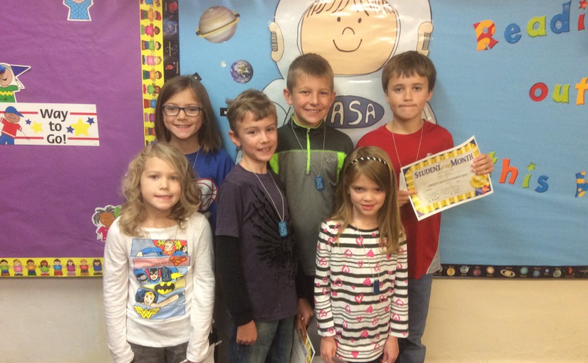 Liberty-Benton Elementary Students of the Month for October