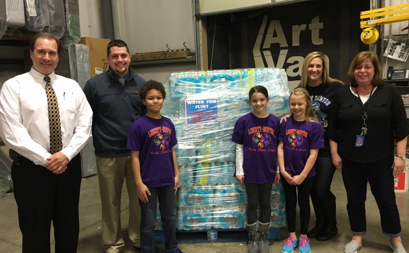 Elementary Students Raise Money for Flint Water Crisis