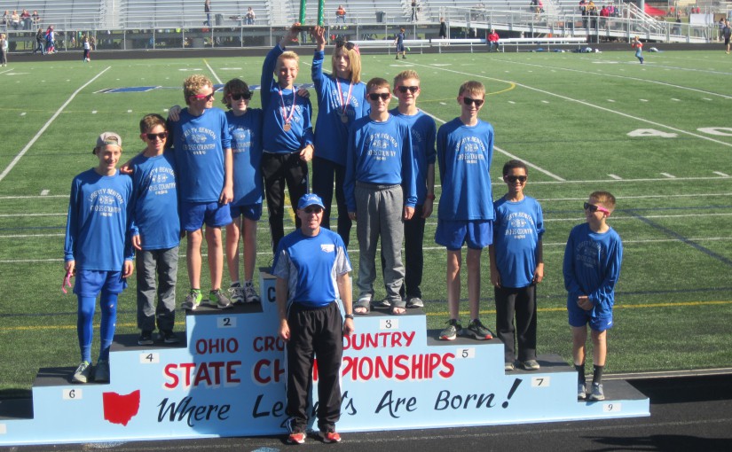 LBMS Boys CC Team Places Third at State