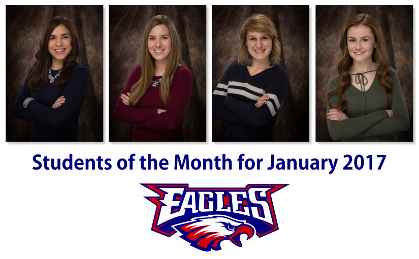 LBHS Students of the Month for January