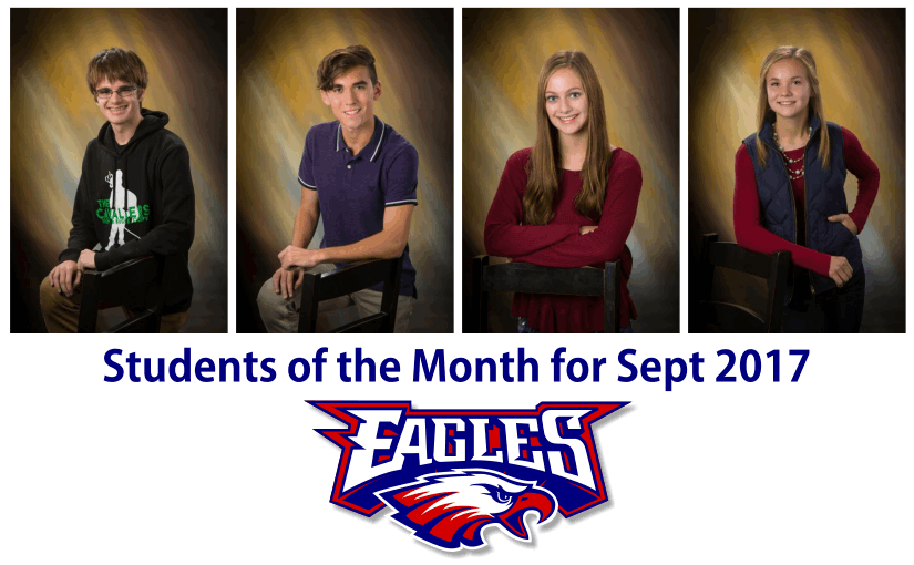 LBHS Students of the Month for September