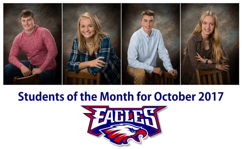 LBHS Students of the Month for October 2017