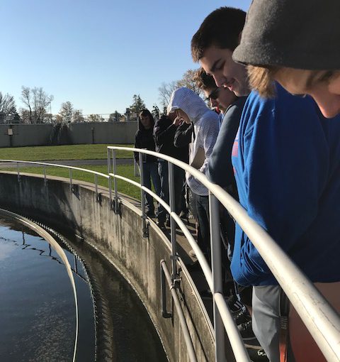 Environmental Science Class Visits Water Treatment Plant