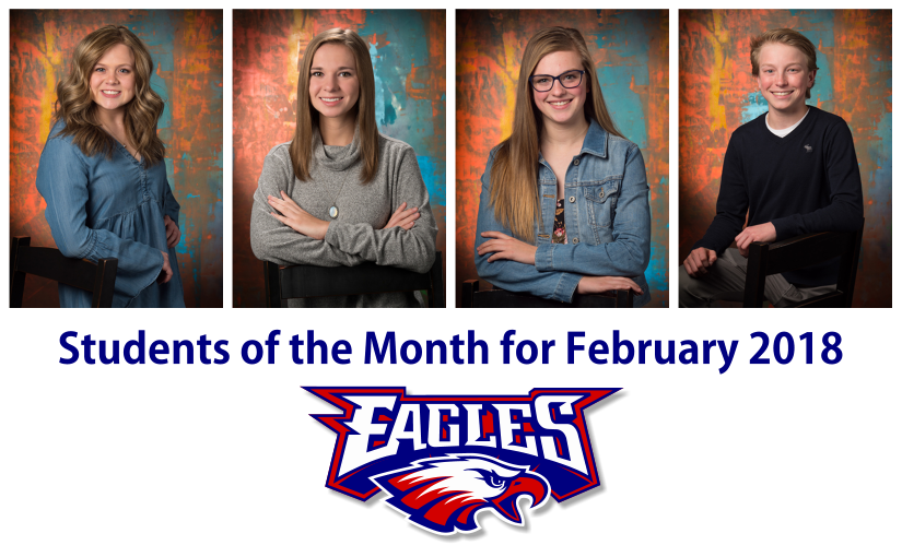 LBHS Students of the Month for February