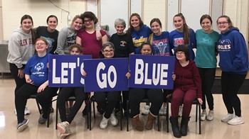 Liberty-Benton and Blanchard Valley Center Team Up For Great Cheering