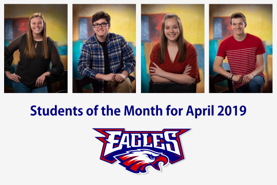 Students of the Month for April